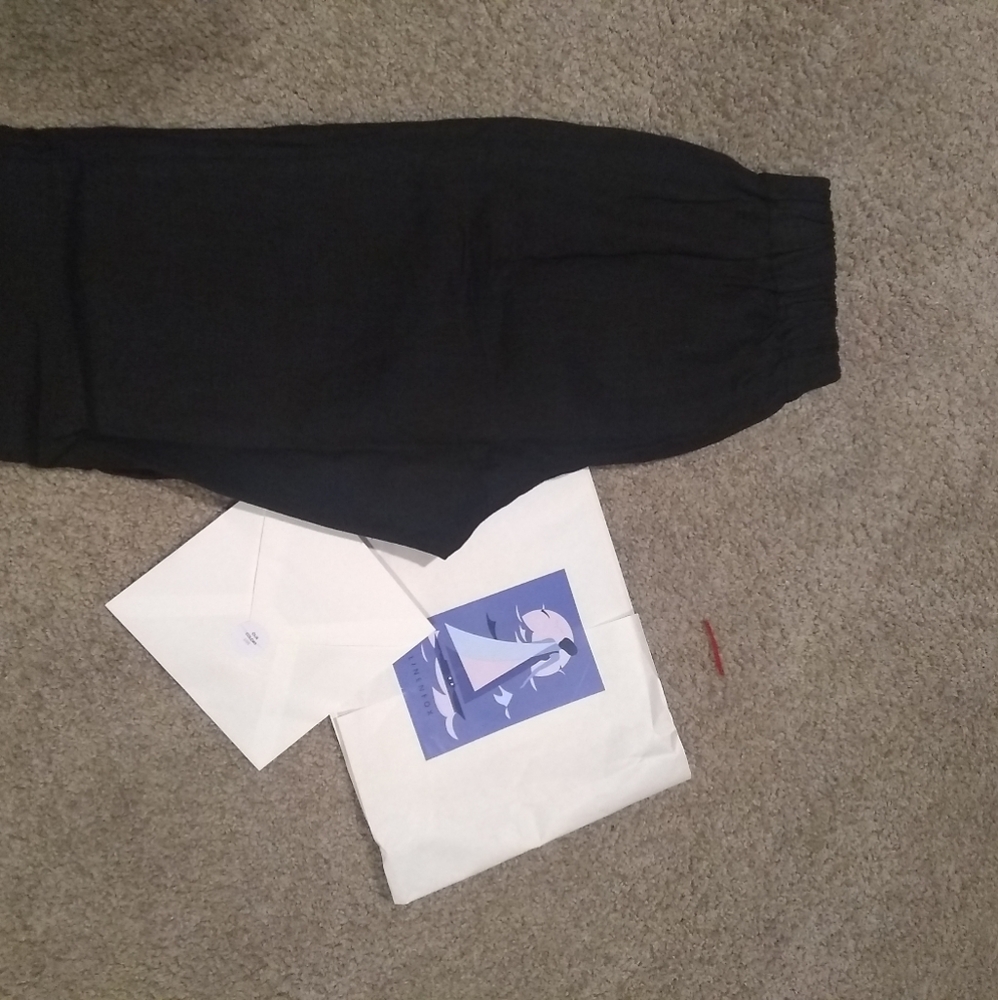 Black Linenfox Nova trousers size small